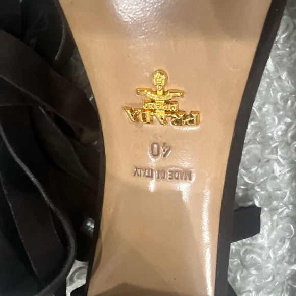 Prada brown suede platforms - Picture 9 of 12